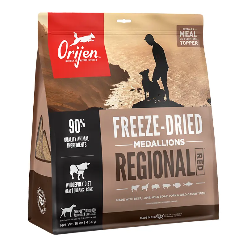 Orijen Freeze Dried Regional Red Dog Food 16oz 