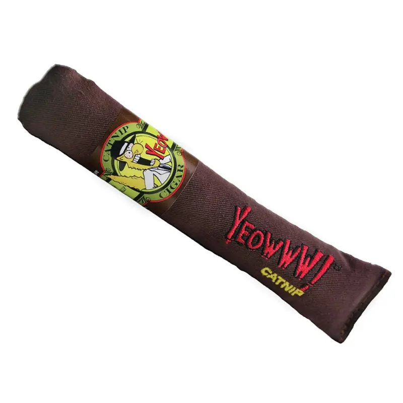 Yeowww! Cigars Catnip Toy Brown 7 in 24 Pack