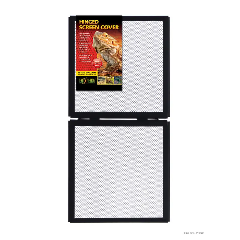Exo Terra Screen Cover Hinged Door 15-20 Gal 12X24 Pt2722