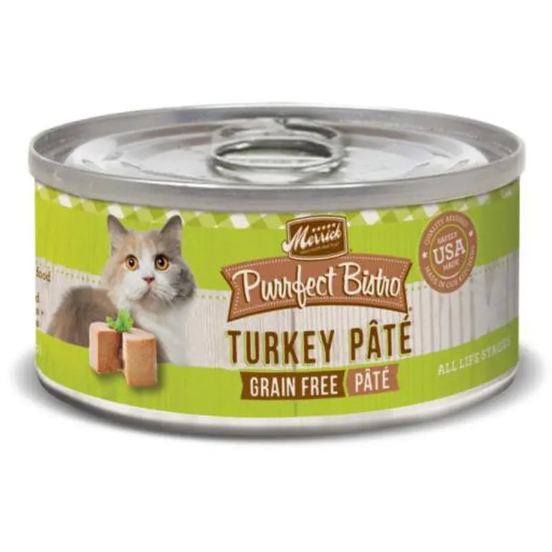 Merrick Purrfect Bistro Turkey Pate 24/3oz 