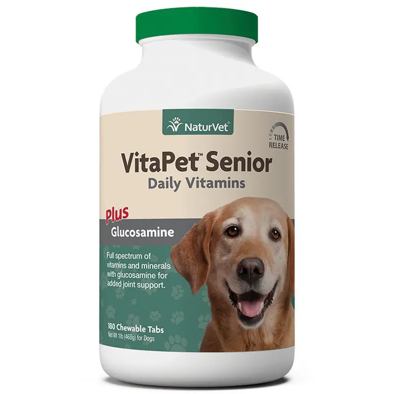 Naturvet VitaPet Senior Daily Vitamins 180 Chewable Tablets