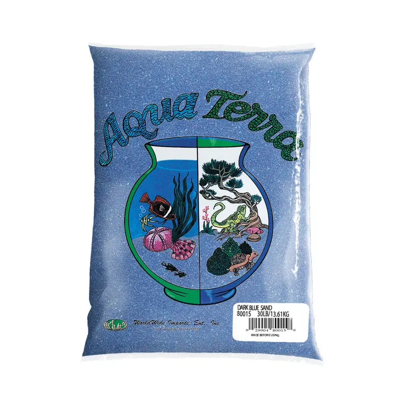Aqua Terra Aquarium Sand Dark Blue 6/5 lb
