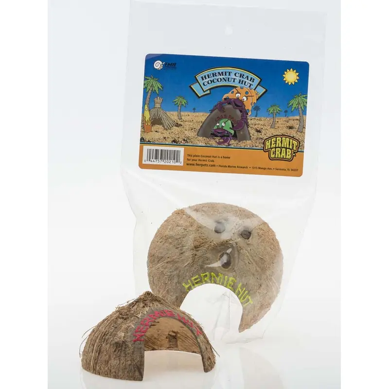 Florida Marine Research Hermit Crab Coconut Hut Brown SM