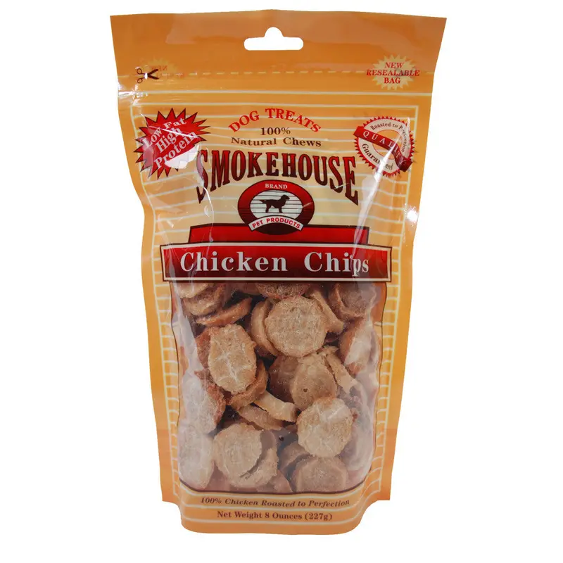 Smokehouse Chicken Chips Dog Treat SM 8oz