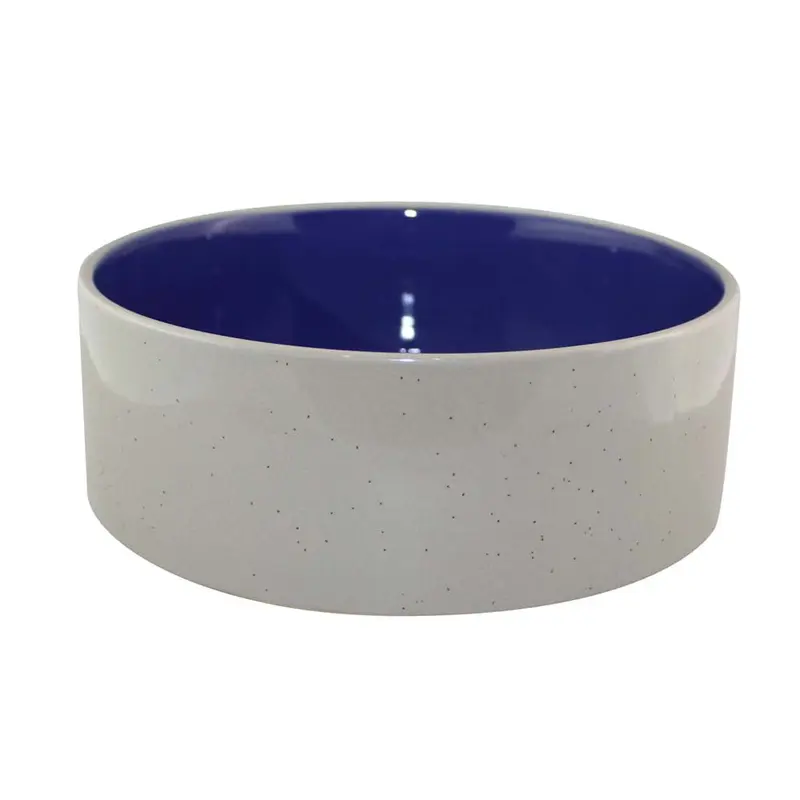 Spot Standard Crock Dog Bowl Blue 7.5 in