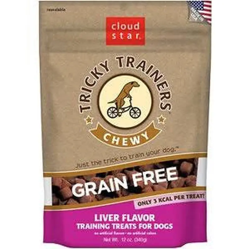 Cloudstar Dog Tricky Trainer Grain Free Chewy Liver 12oz 