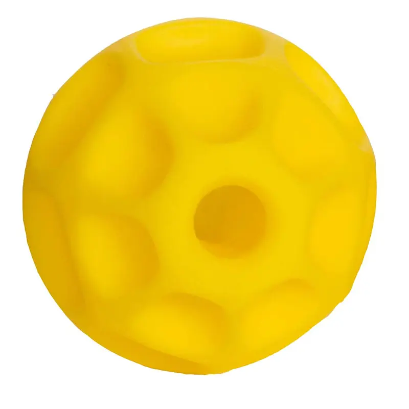 Starmark Treat Dispensing Tetraflex Dog Toy Yellow SM