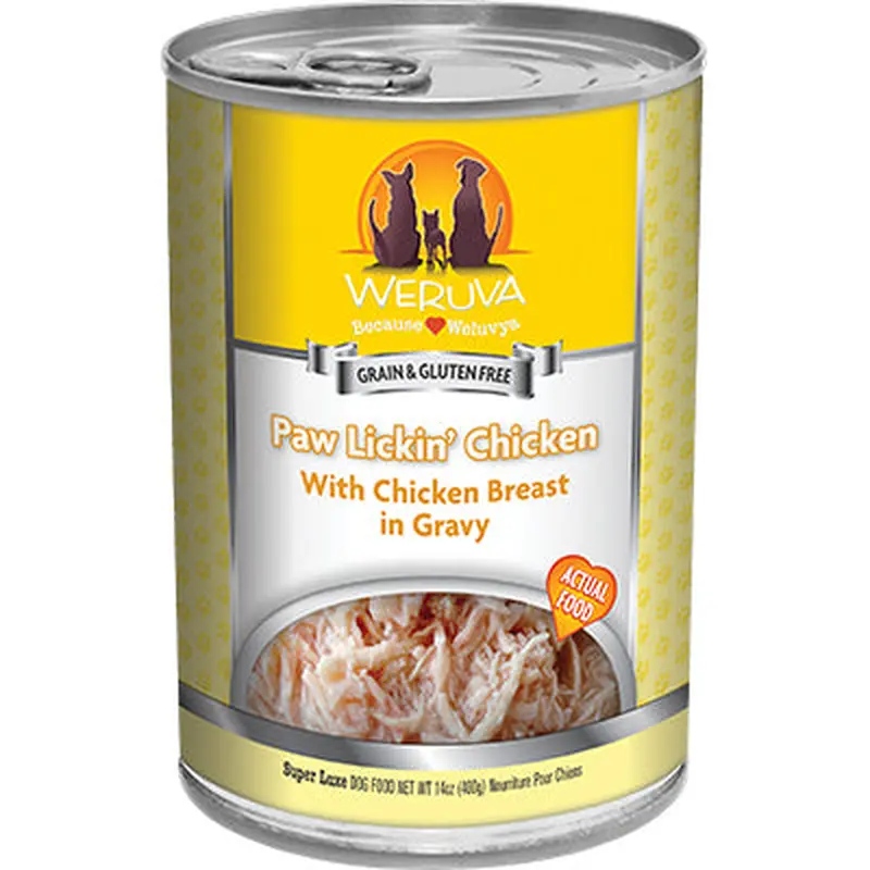 Weruva Dog  Paw Lickin' Chicken 14oz / 12pk 