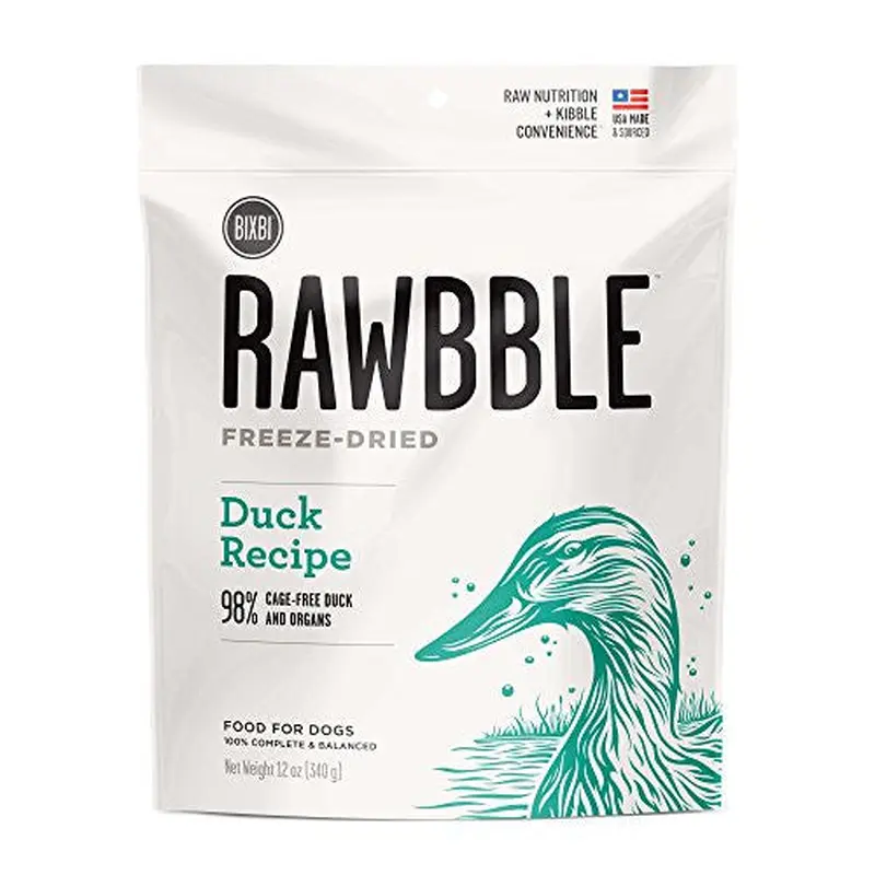 Bixbi Rawbble Dog Freeze Dried Duck 12oz 