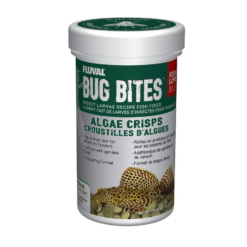 Fluval Bug Bites Algae Crisps 3.53 oz