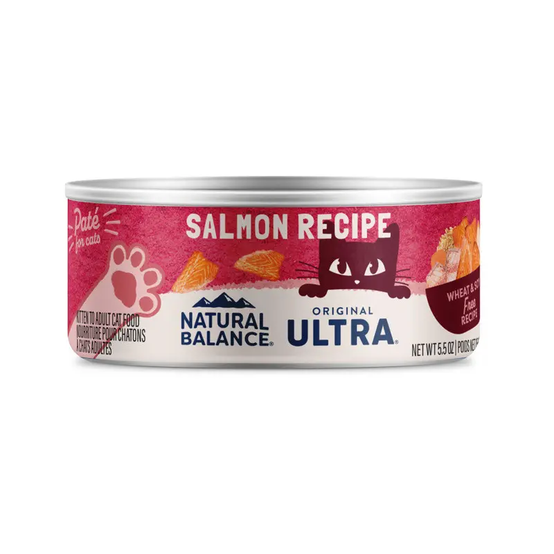 Natural Balance Pet Foods Original Ultra Canned Cat Food Salmon -  24pk/5.5 oz