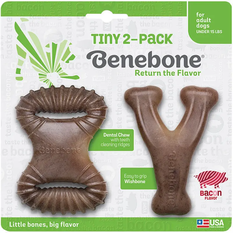 Benebone D Stk Bcn Tiny 2pk