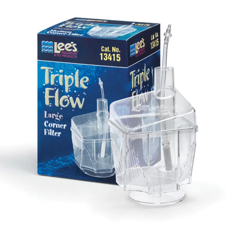 Lees Triple-Flow Corner Filter Clear LG