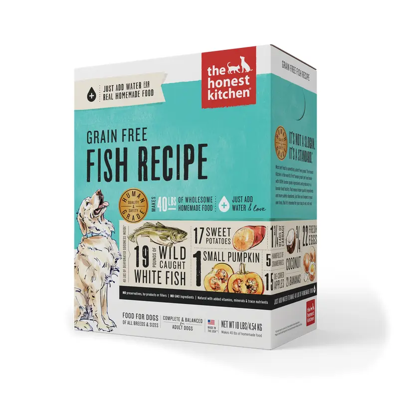 The Honest Kitchen Grain Free Dehydrated Dog Food - Fish - 10lb