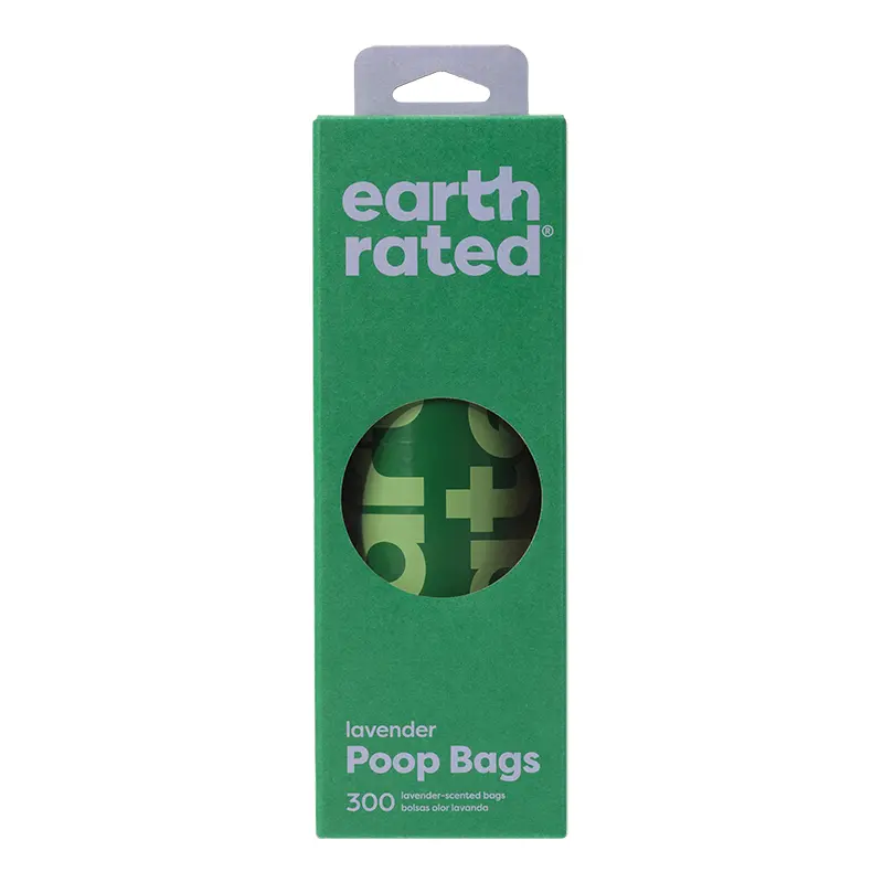 Earth Rated Poop Bag Lavendar-  300 Count Box 