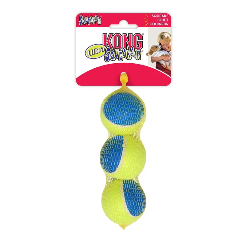 KONG Ultra Squeak Air Ball Dog Toy MD