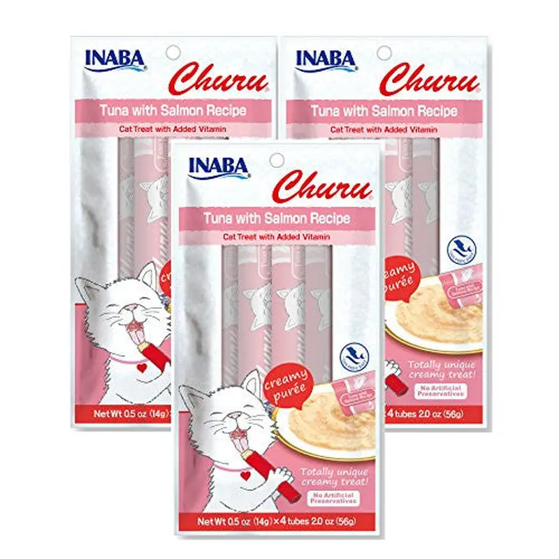Inaba Churu Tuna with Salmon Recipe 2oz 