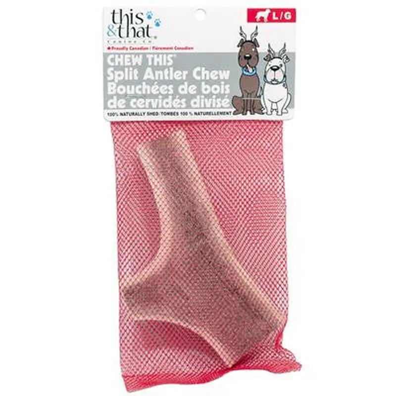 This & That Dog Toughest Antler Split 4.5oz 