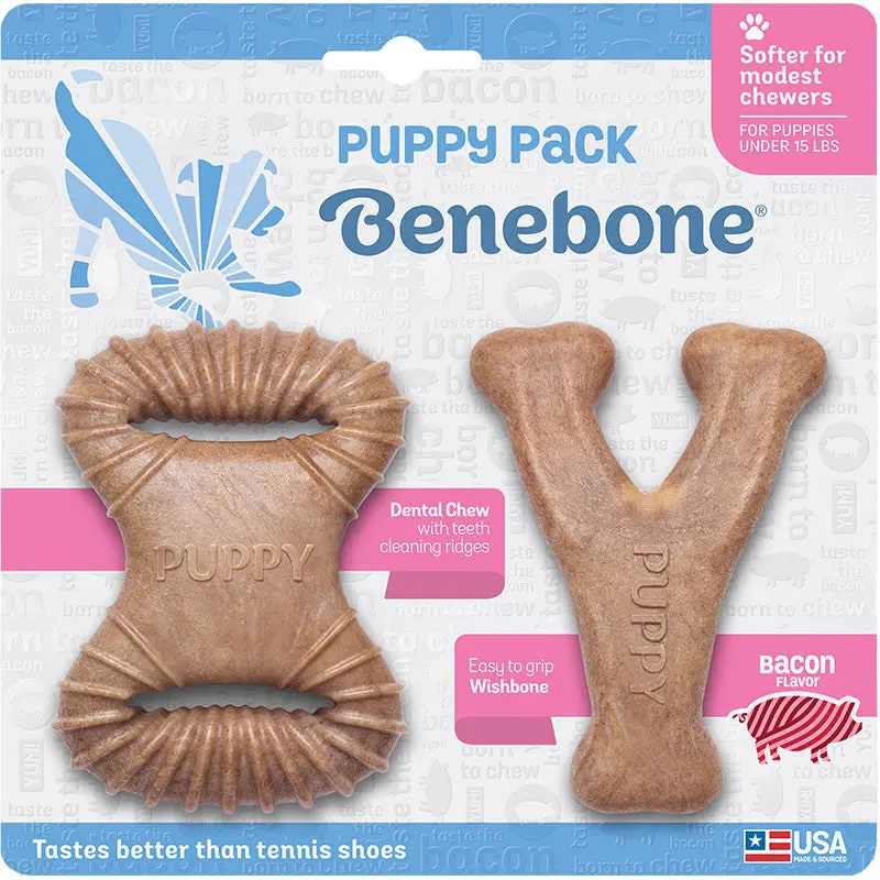 Benebone D Stk Bcn Pup 2pk
