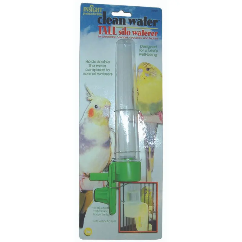 JW Pet Clean Water Silo Waterer Assorted LG