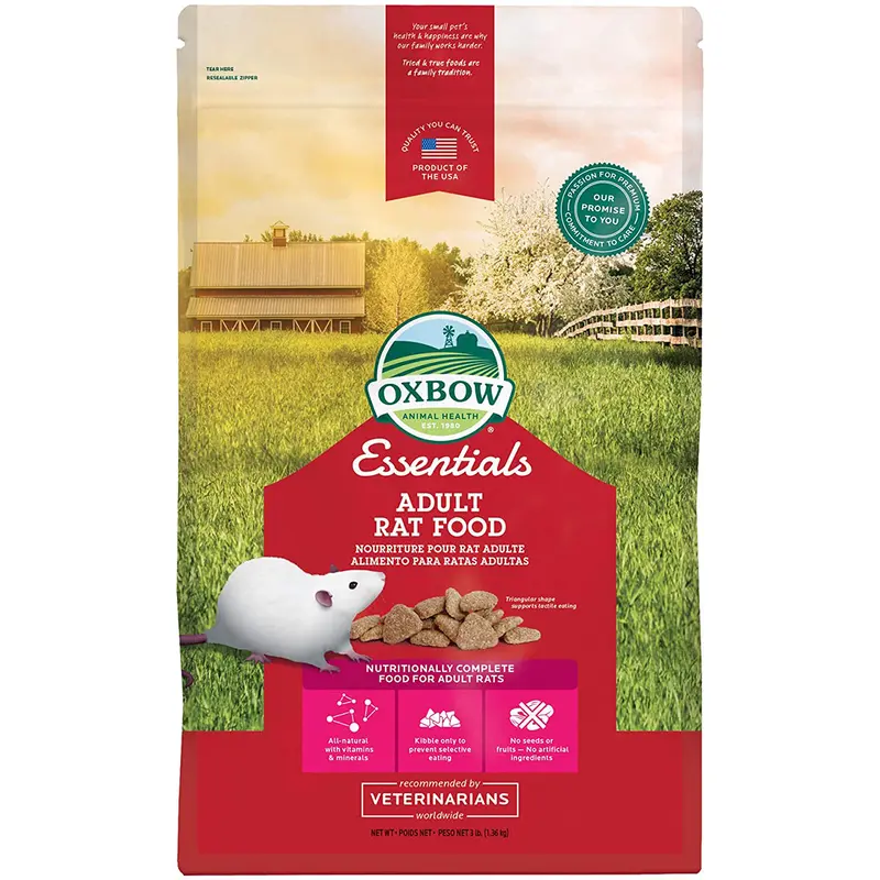 Oxbow Essentials Adult Rat Food 3lb