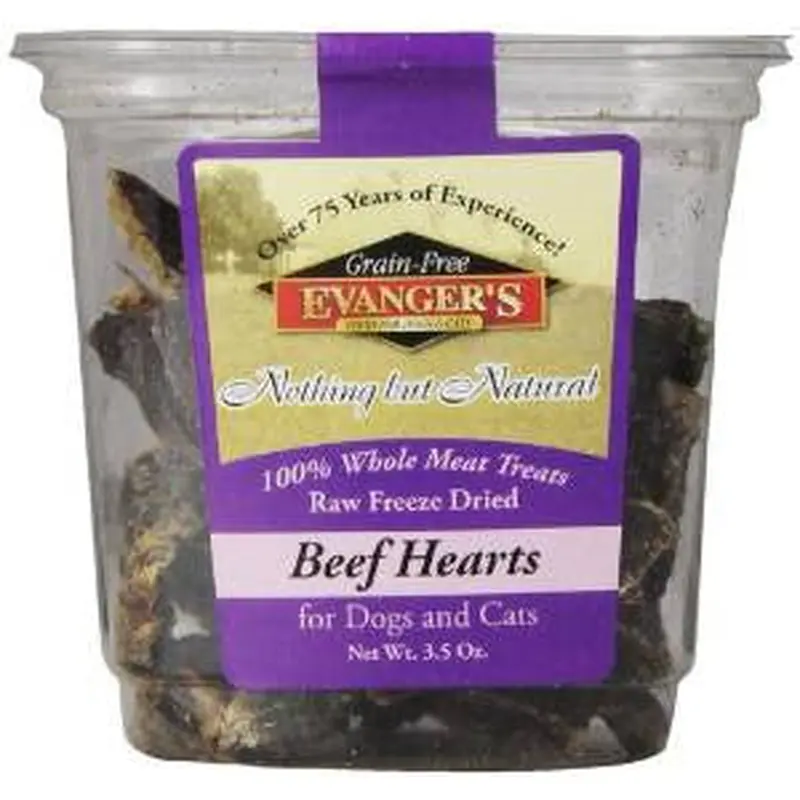Evangers Natural Freeze Dried Beef Heart 3.5z 