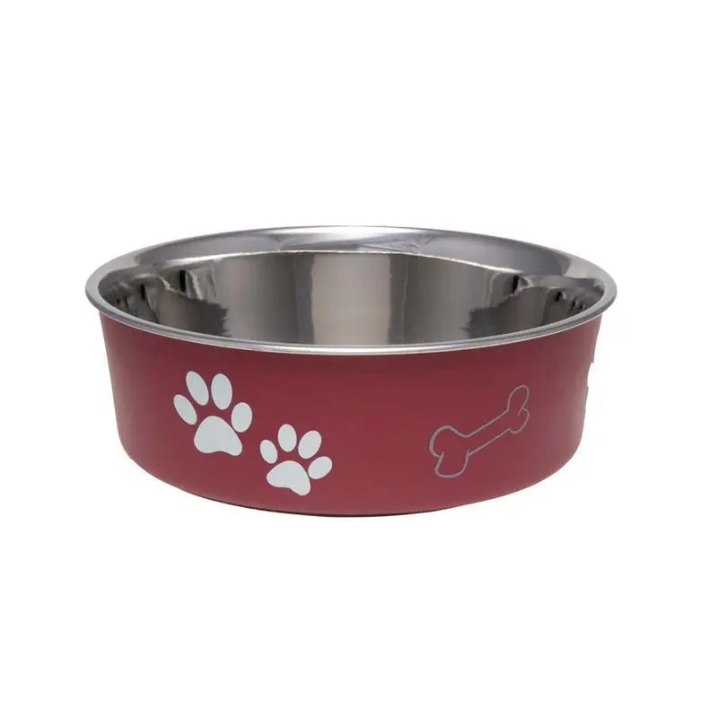 Loving Pets Classic Dog Bowl Merlot SM