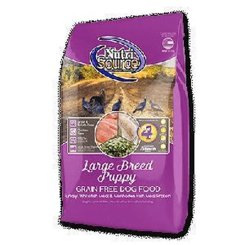 Nutri Source Grain Free Large Breed Puppy Food 15lb 