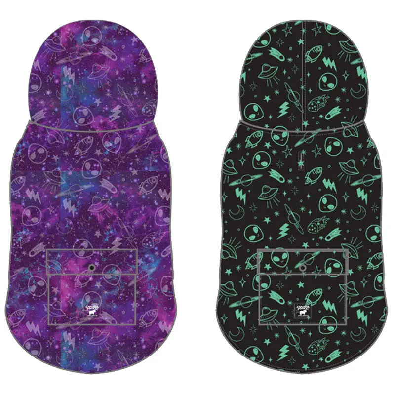 Canada Pooch Dog Pick Me Poncho Glow 24