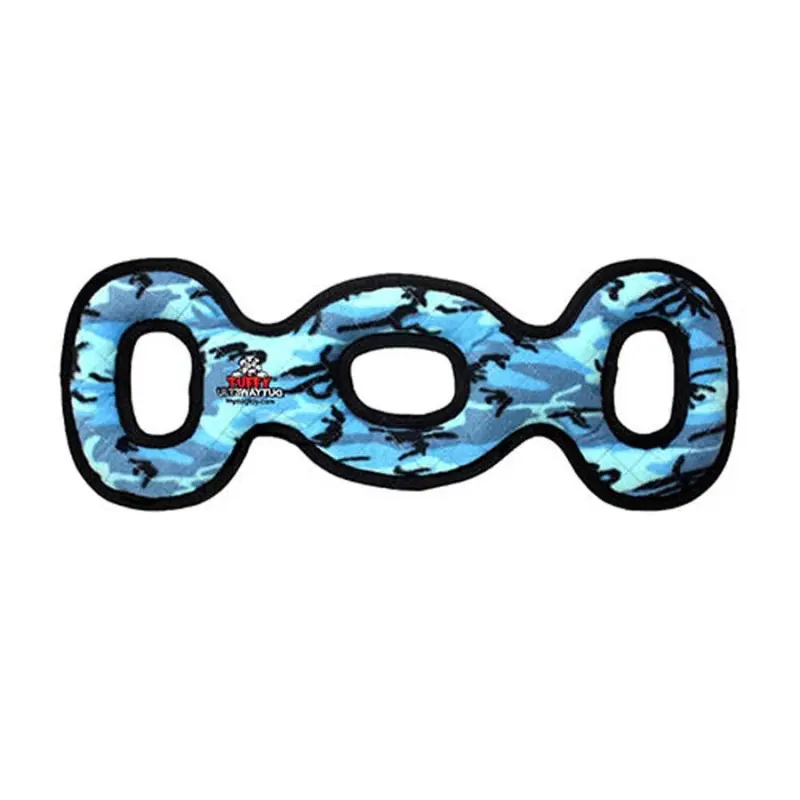 Tuffy Ultimate 3-Way Tug Dog Toy Blue Other 9 in
