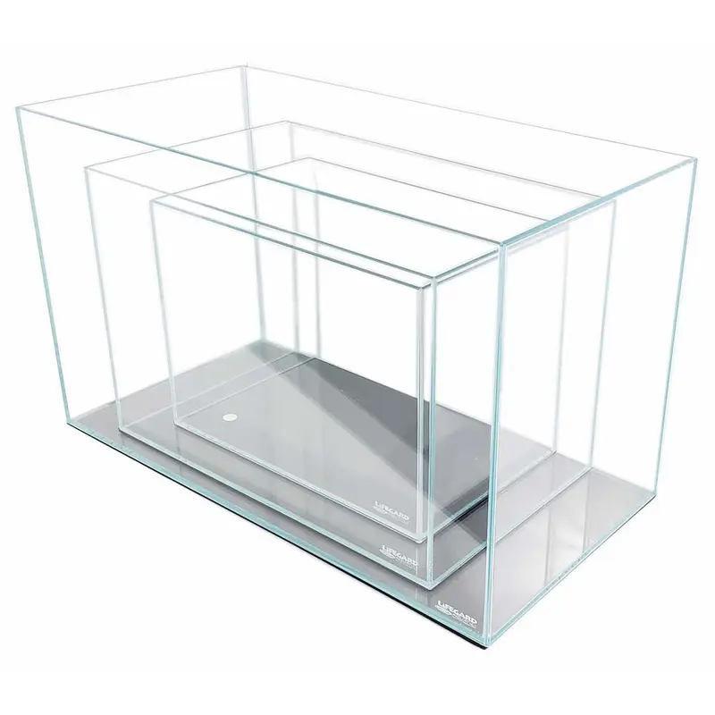 Lifegard Aquatics 45 Degree Low Iron Ultra Clear 3-in-1 Aquarium Set Clear SD-4