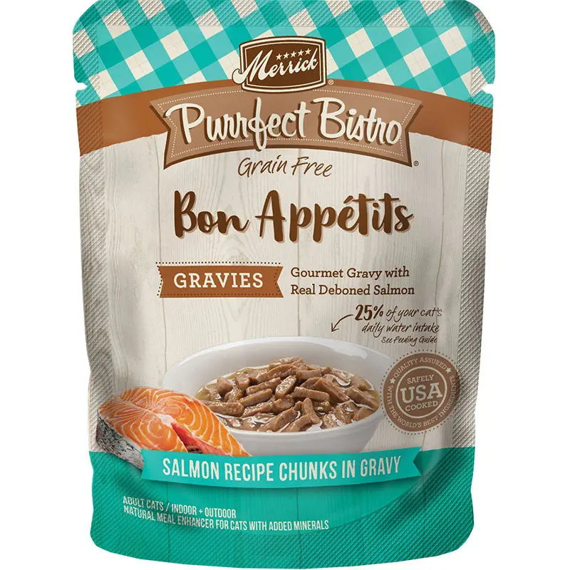 Merrick - Purrfect Bistro Bst C Gf Gravies Smn 3oz 