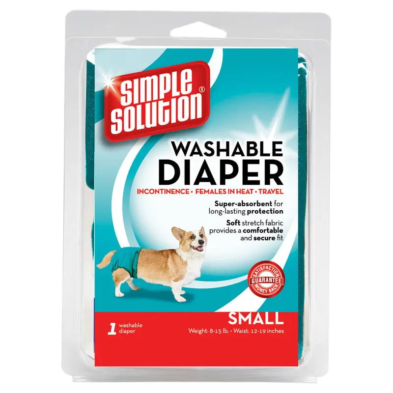 Simple Solution Washable Diaper Blue SM