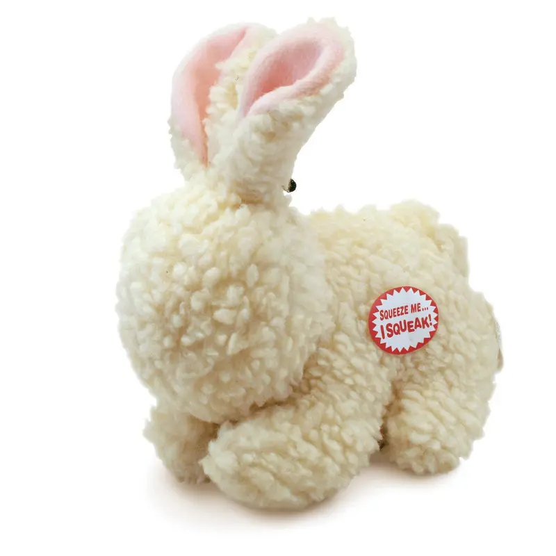 Spot Fleece Dog Toy Rabbit Natural 9 in