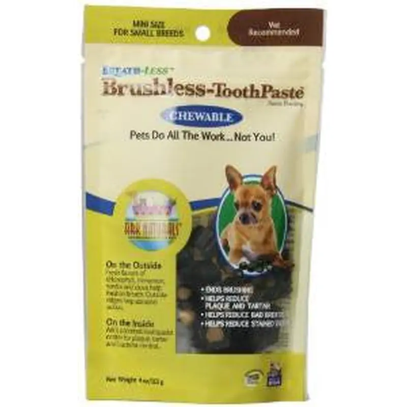 Ark Naturals Breath-less Toothpaste Chew Mini 4 oz. 