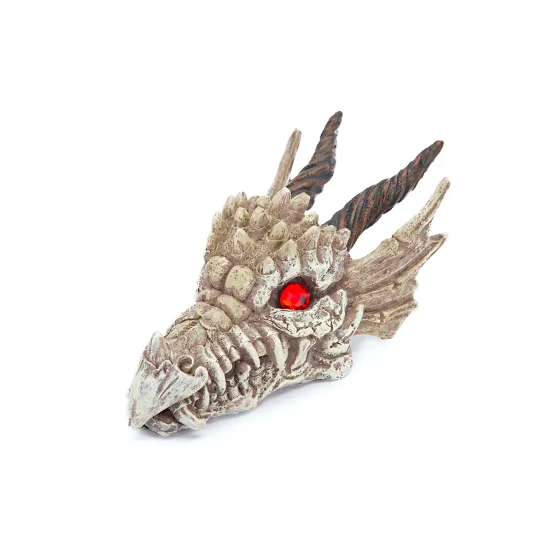 Penn-Plax Dragon Skull Gazer Aquarium Ornament 3in SM
