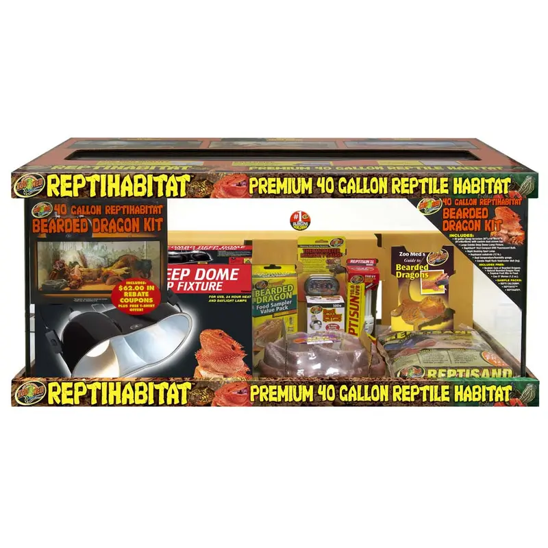 Zoo Med ReptiHabitat Bearded Dragon Kit 40 gal.
