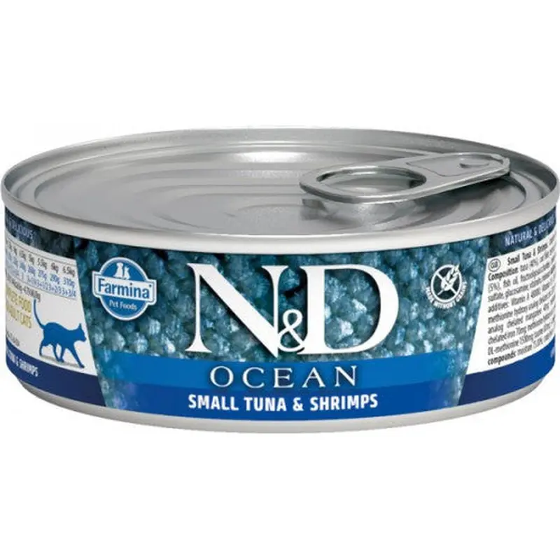 Farmina Natural & Delicious Ocn Bonito Shmp 24/2.5z 