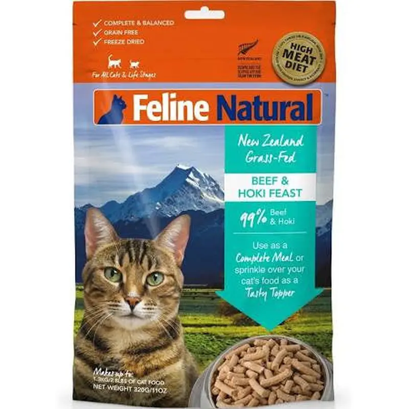 K9 Naturals Cat Freeze-dried Beef Hoki 11oz 