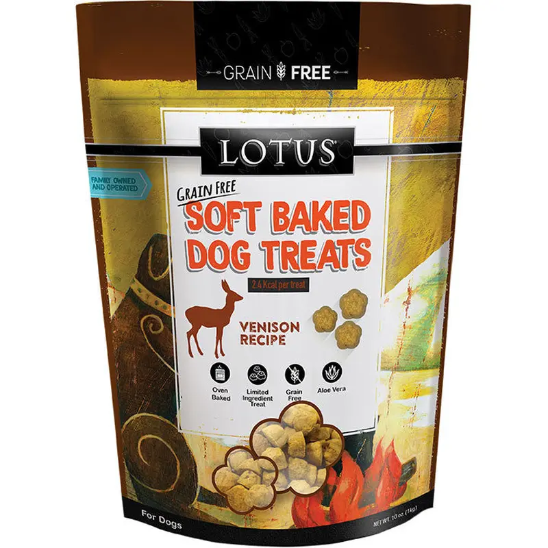 Lotus Dog Soft Baked Grain Free Venison 10oz 