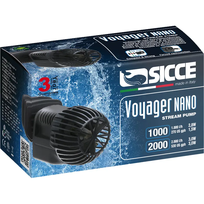 Sicce VOYAGER NANO Stream Pump - 530 GPH