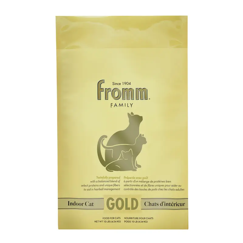 Fromm Indoor Cat Hairball Control Gold Cat Food 10 lb
