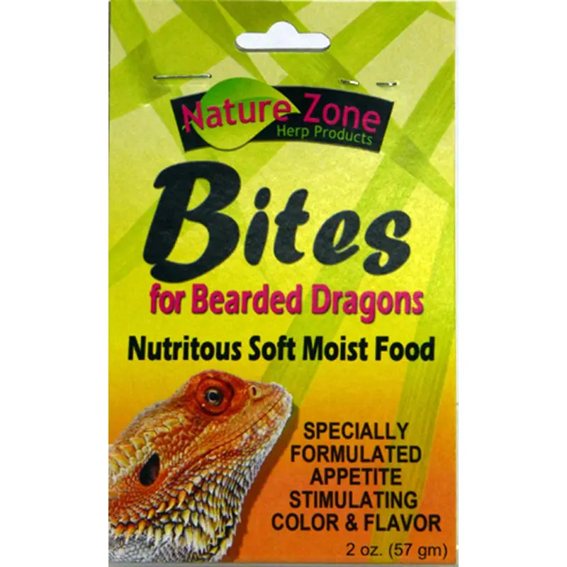 Nature Zone Bearded Dragons Bites Gel Food 2 oz