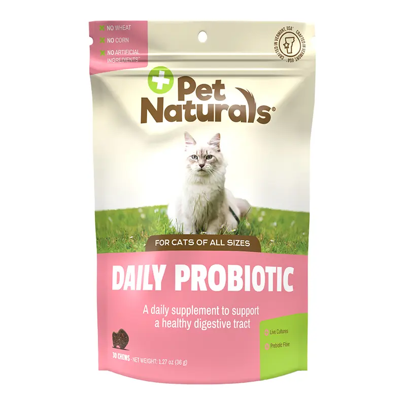 Pet Naturals Of Vermont Daily Probiotic Cat Chews 30 Count 
