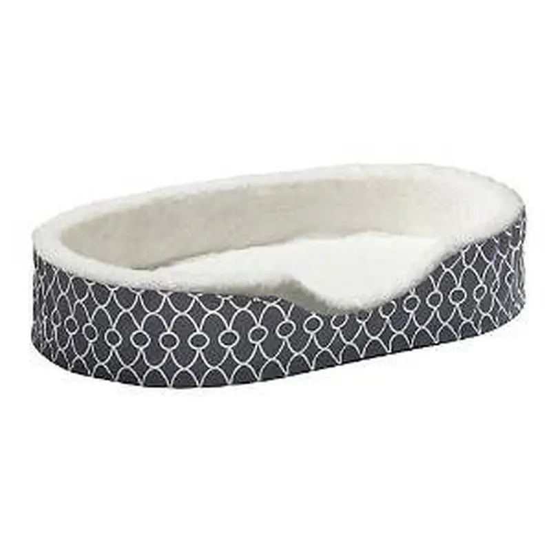 Midwest Orthopedic Nesting Bed with Teflon- Gray Geo Pattern 36x25x8.5" 