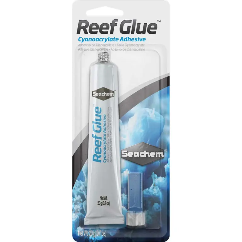 Seachem Reef Glue Cyanoacrylate Adhesive Gel Clear 20 g 0.7 oz