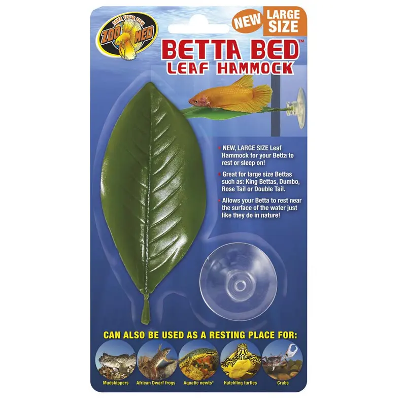 Zoo Med Betta Bed Leaf Hammock Green LG