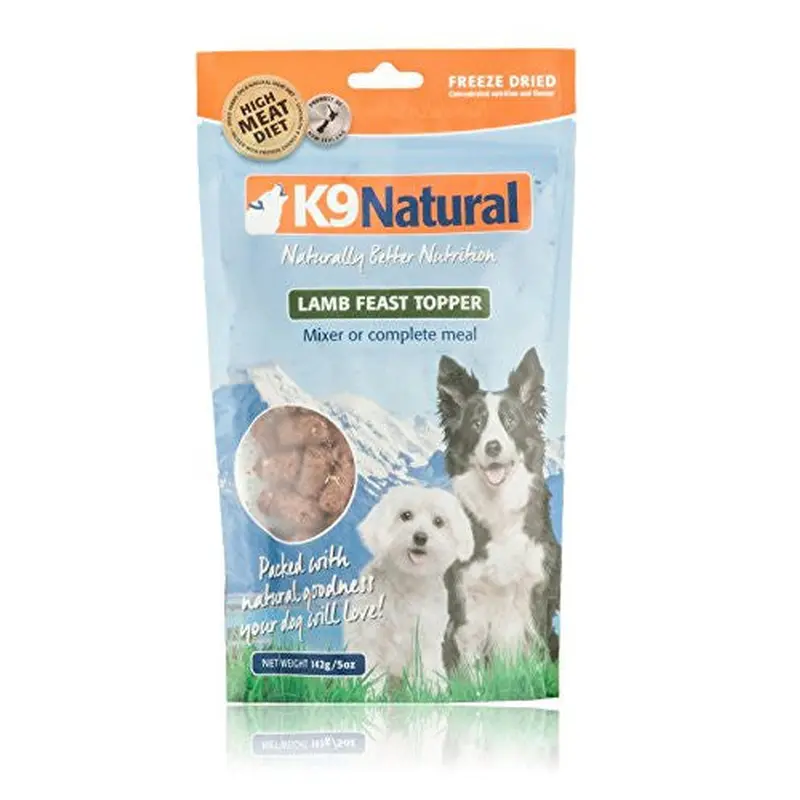 K9 Natural Dog Freeze Dried Lamb Feast Topper 5oz 