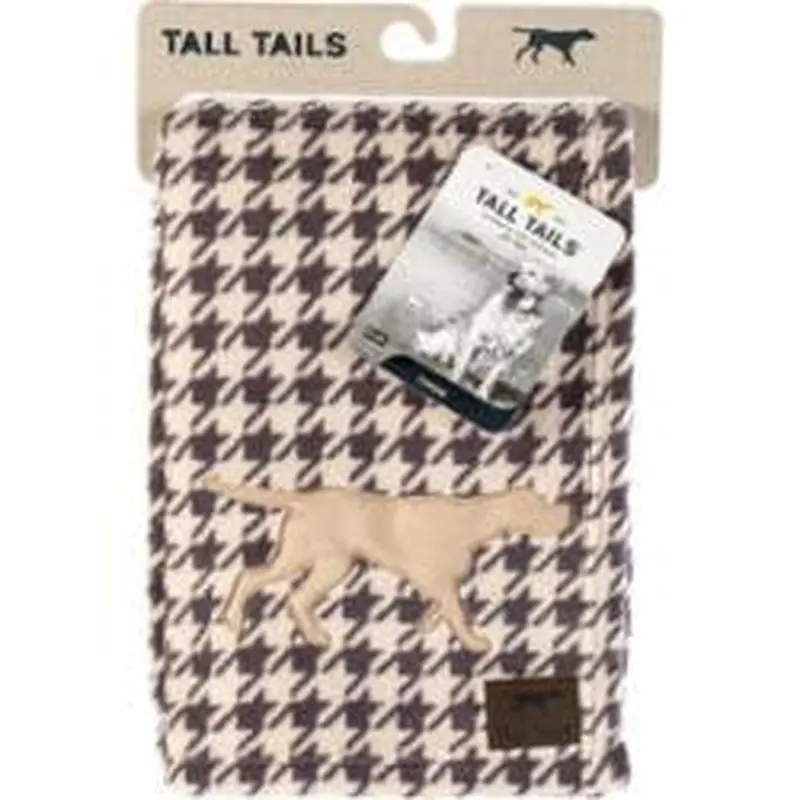 Tall Tails Dog Fleece Throw Houndstooth 40x60 