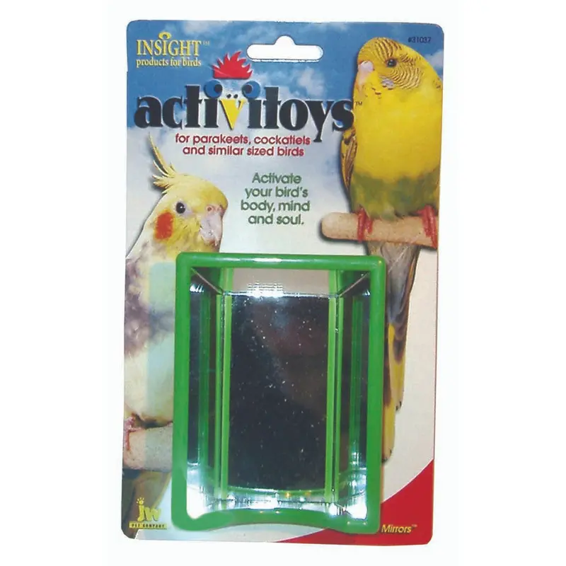 JW Pet ActiviToy Hall of Mirrors Bird Toy Assorted One Size
